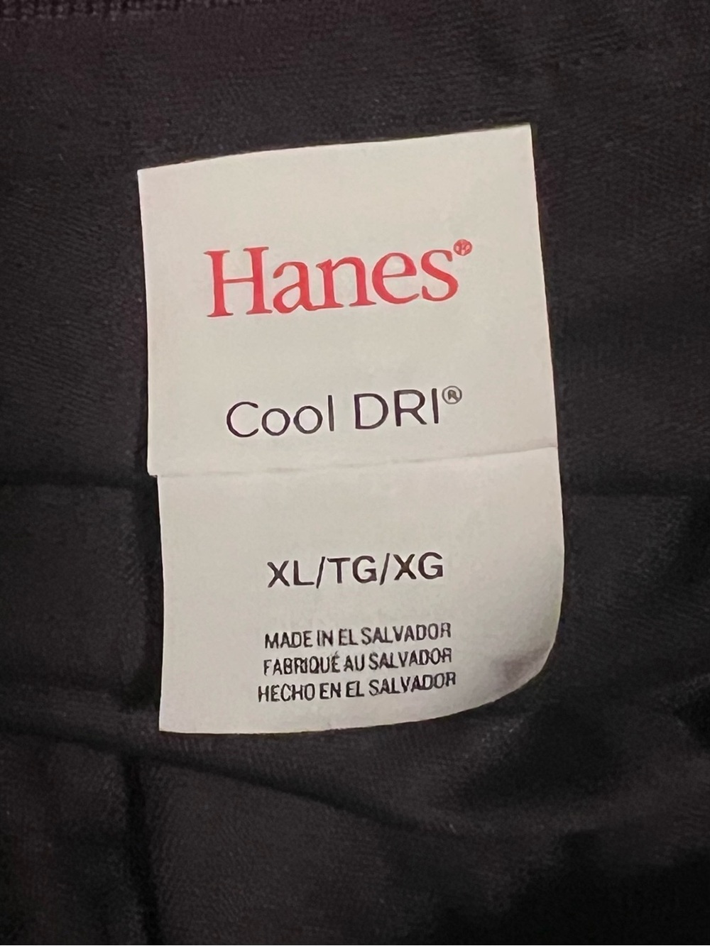 Hanes Cool DRI Black Polo Shirt Size XL Classic Business Preppy Casual - Picture 2 of 3